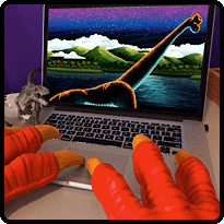 THUMBNAIL GAME PICS ART brachiosaurus laptop